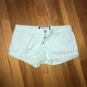 abercrombie kids mint green shorts